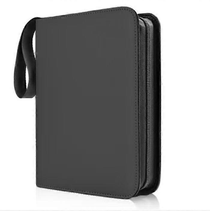 Fireproof Waterproof Graded Card Case with Lock, 60Slab Storage Binder Black