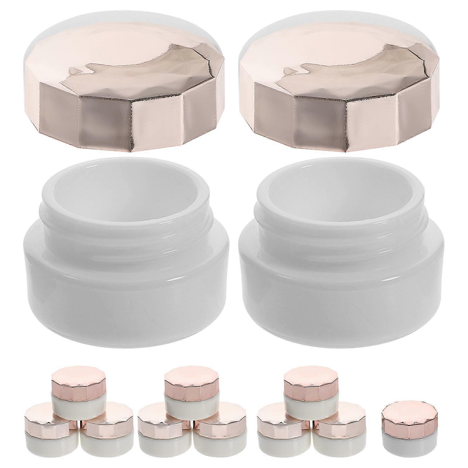 Refillable Plastic Cosmetic Jars Empty Containers for Makeup 12Pcs