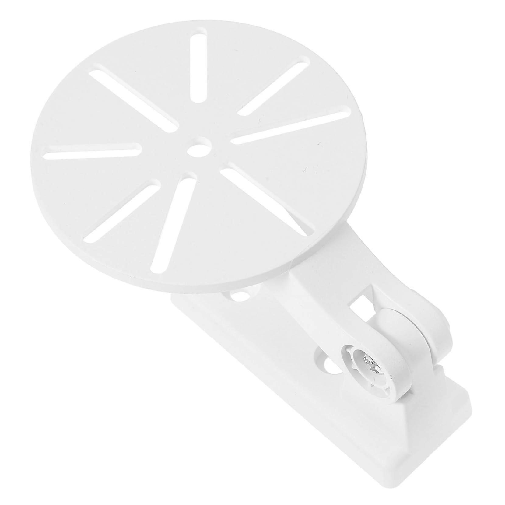 Universal Adjustable Security Camera Mount with No Drill Wall and Ceiling Bracket for Indoor Outdoor Use White