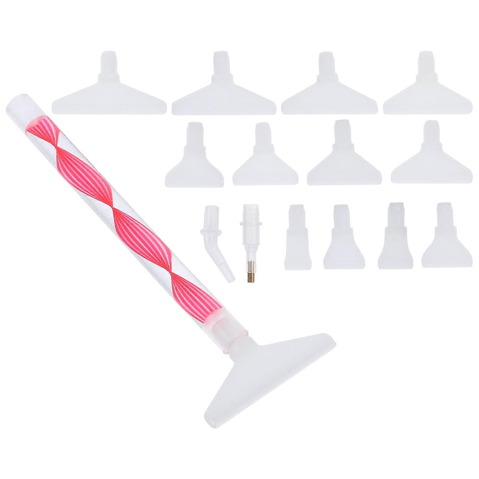 Diamond Drill Pen for DIY Use 1Set Durable Red Plastic Craft Drawing Tool