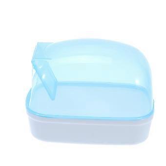 Hamster Badezimmer Kunststoff Badewanne Mäuse Badebecken Sauna Toilette Badewanne für Kleintiere (zufällige Farbe)