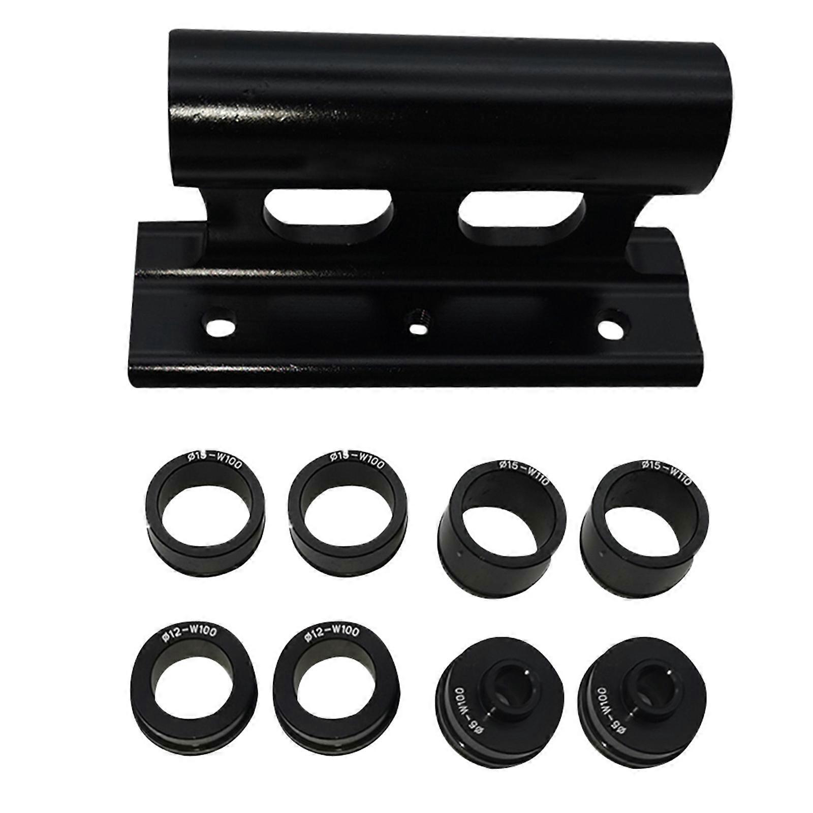 Fork Mount Bike Carrier Iron Blocks for Practical Quick Release 2Sets Black