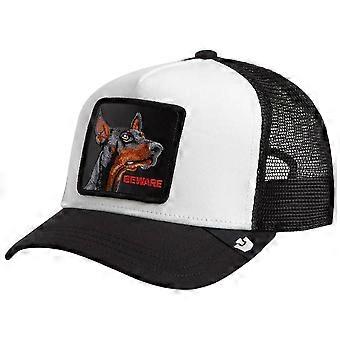 Goorin Bros Beware Trucker Hat - Dust White/Void Black
