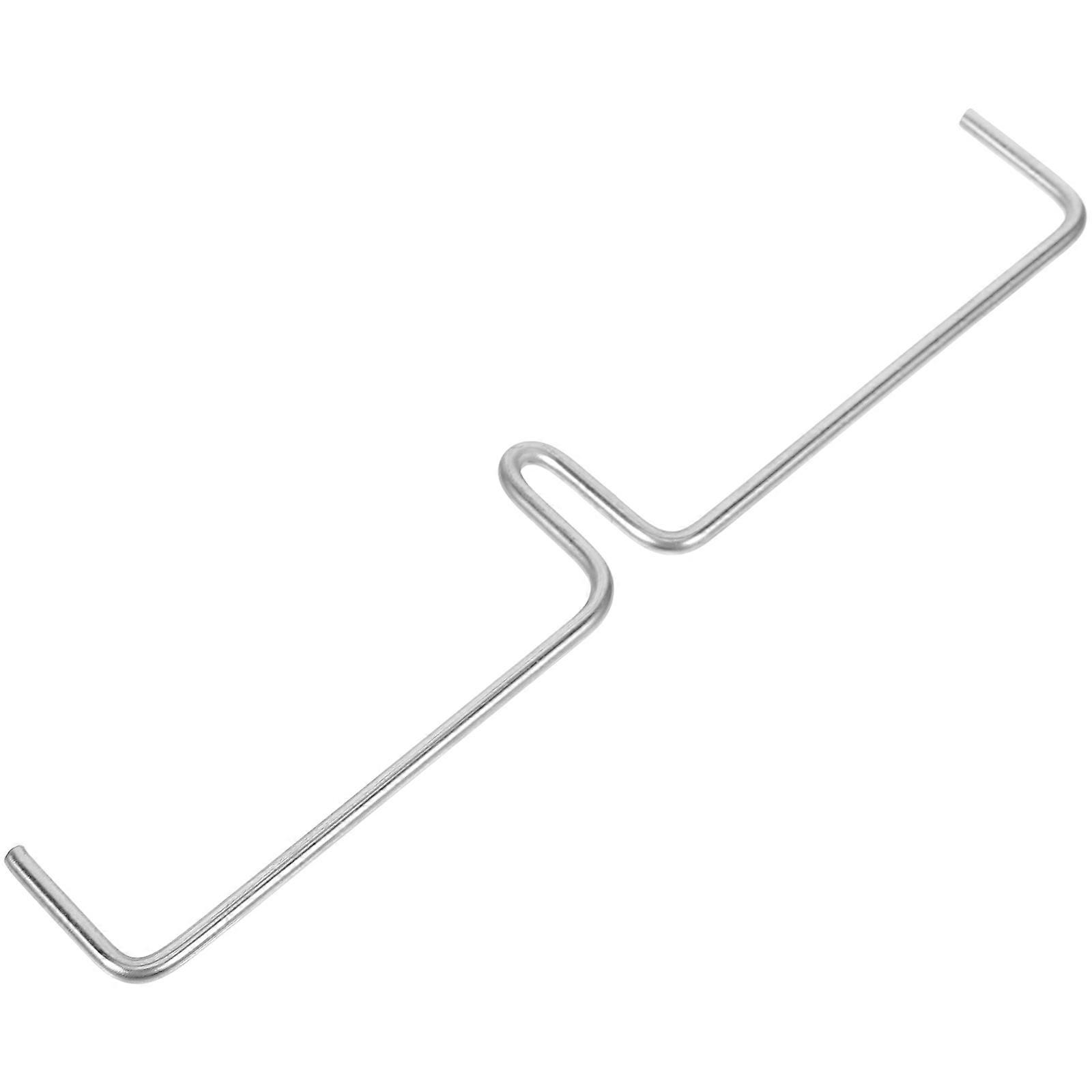 Popcorn Machine Mixer Replacement Stirring Rod 4Pcs Durable Silver Iron