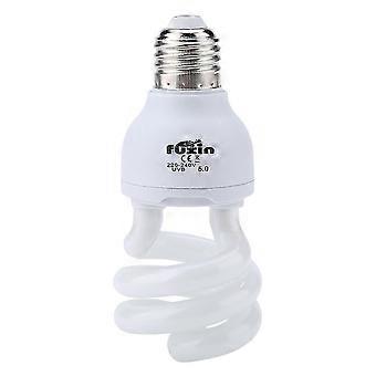 Reptile Sunlight UVB5.0-10.0 Kompakt pærelampe for varmelampe, kompatibel med øgleskilpadder 220-240v (5W)