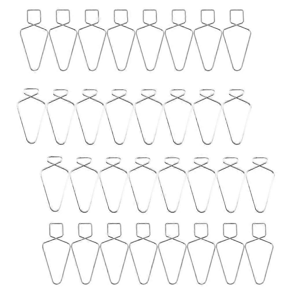 Metal Ceiling Hooks for Home Automatic Elastic Hooks 100Pcs
