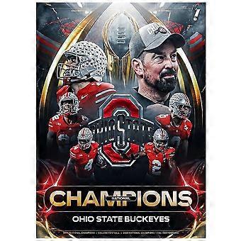 Quebra-cabeça Ohio State Buckeyes, Campeões Nacionais de Futebol Americano Universitário, Estilo 2025, Número 277