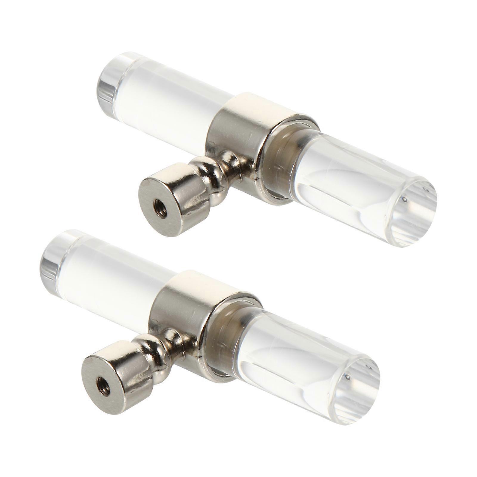 Multifunctional Acrylic Cabinet Knobs for Bathroom 2Pcs Drawer Pulls