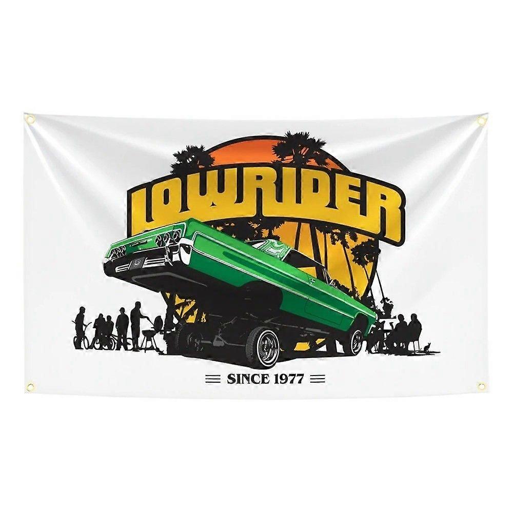 Lowrider klassisk bilflaggbanner VQ0322