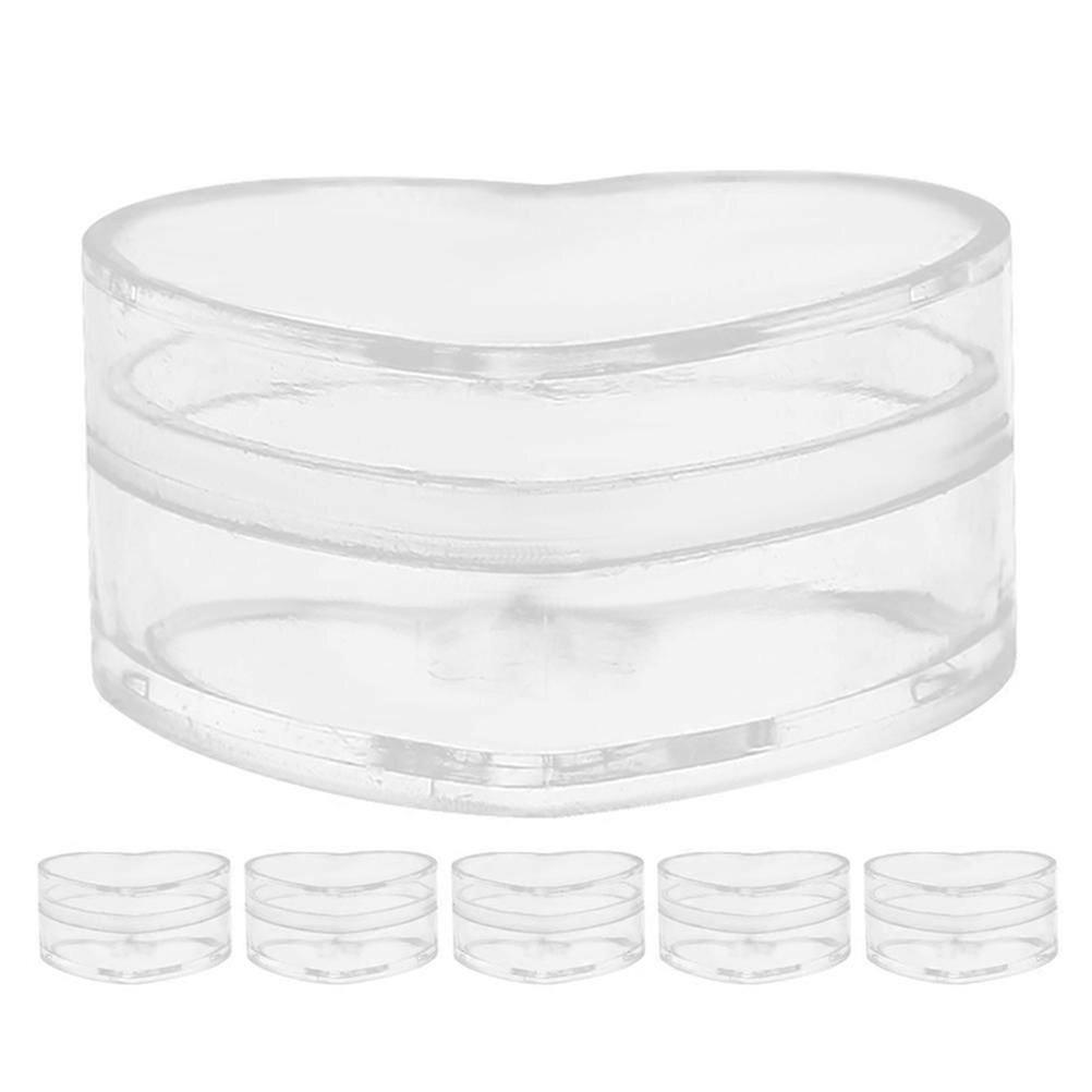 Heart Shape Transparent Boxes for Storage 18Pcs Clear Heart Candy Boxes