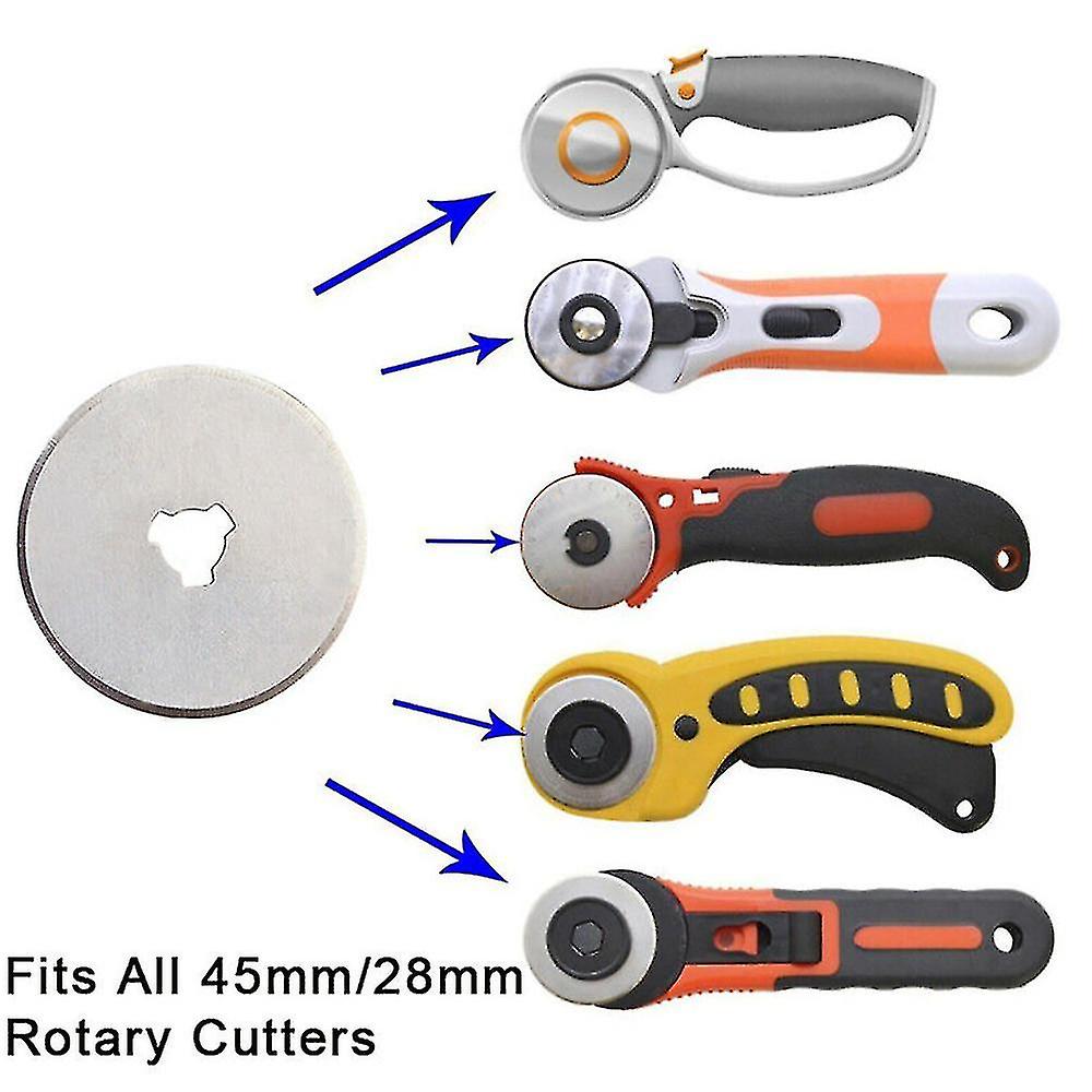 10pcs Rotary Cutter Replacement Blade Roller Sewing Cutting Home Tools