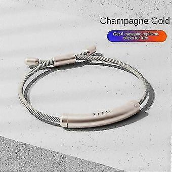 Anti Mosquito Insect Repellent Bracelet Natural Waterproof Spiral Wrist Bands WY-26