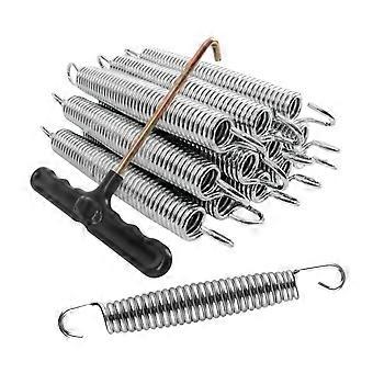 12x Trampoline Spring Fitness Equipment Accessories with Hook Professional