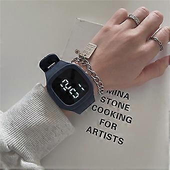 Led Digital Watch Electronic Watch Button Square Silicone Touch Screen Boys And Girls Watches Sports Fashion Wrist Watch