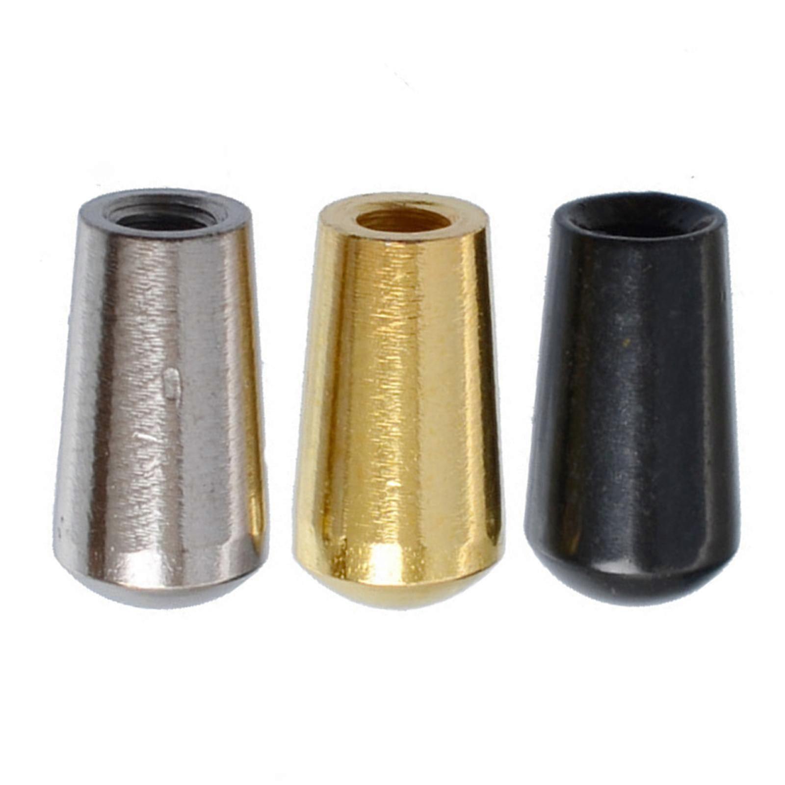 3Pcs Metal Guitar 3 Way Toggle Switch Knobs Tip Caps Replacement Part For Electric Guitar Pickup Selector Switch