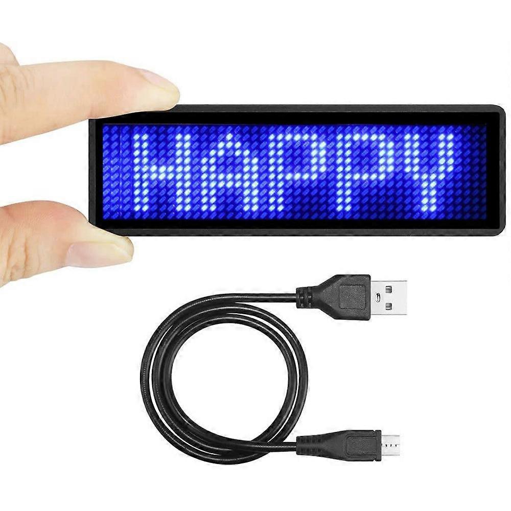 Rechargeable Programmable Multi-language Multi-program Bluetooth Name Tag Name Badge Display Digital Badge