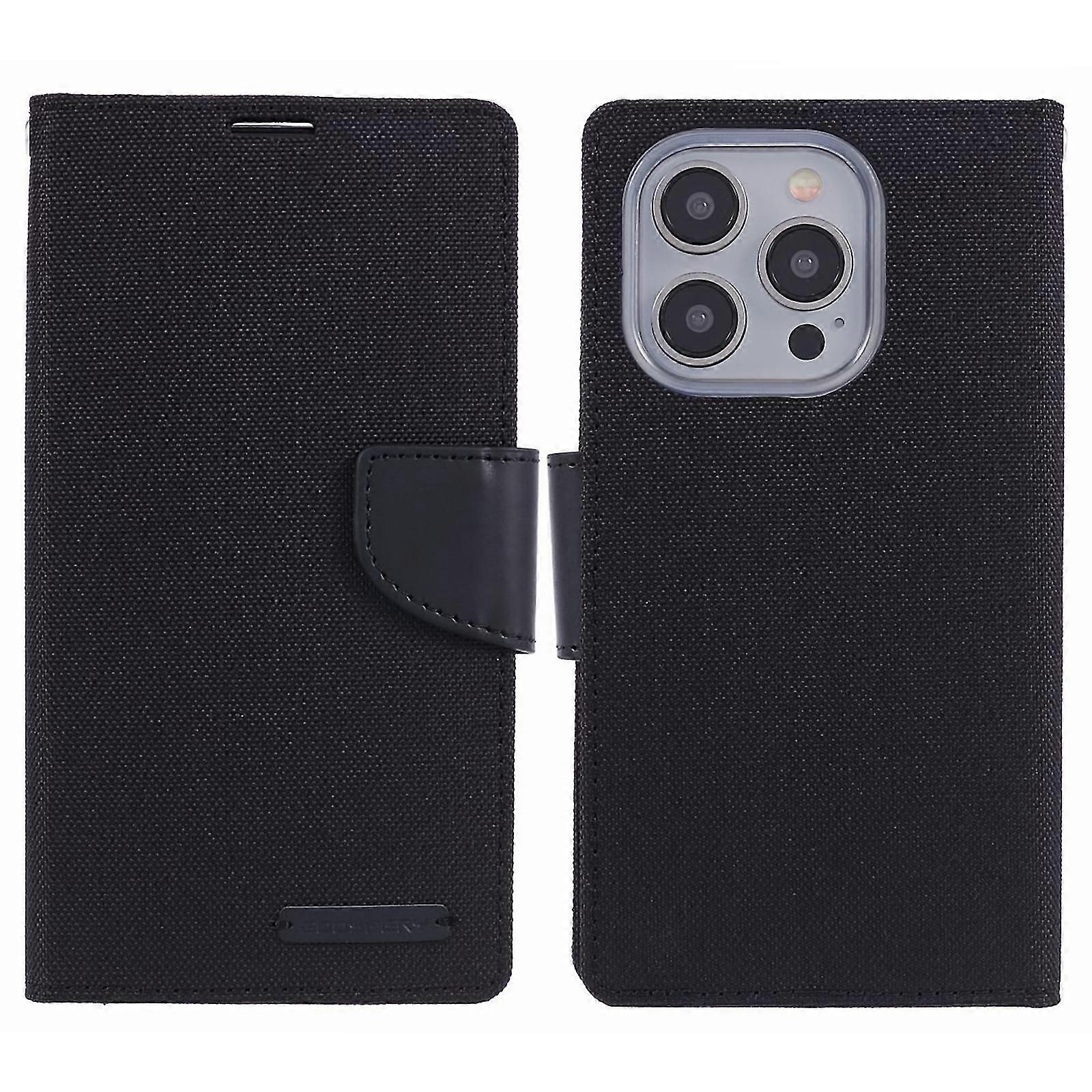 compatible  15 Pro Max Case Canvas Texture Phone Leather Cover
