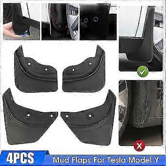 Model Y Mud Flaps Front And Rear Splash Guards Mudguard Mudflaps Car Accessories compatible with Model Y 2021 2