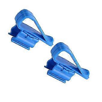 2Pcs Aquarium Filtration Hose Clamp for Fish Tank Cleaning Blue Water Holder 26-27