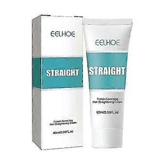 1-3PCS EELHOE Protein Straightening Hair Cream for Smoothing Fury Splitting Repairing Damaged Hair Non pulling Straightening Hair Care