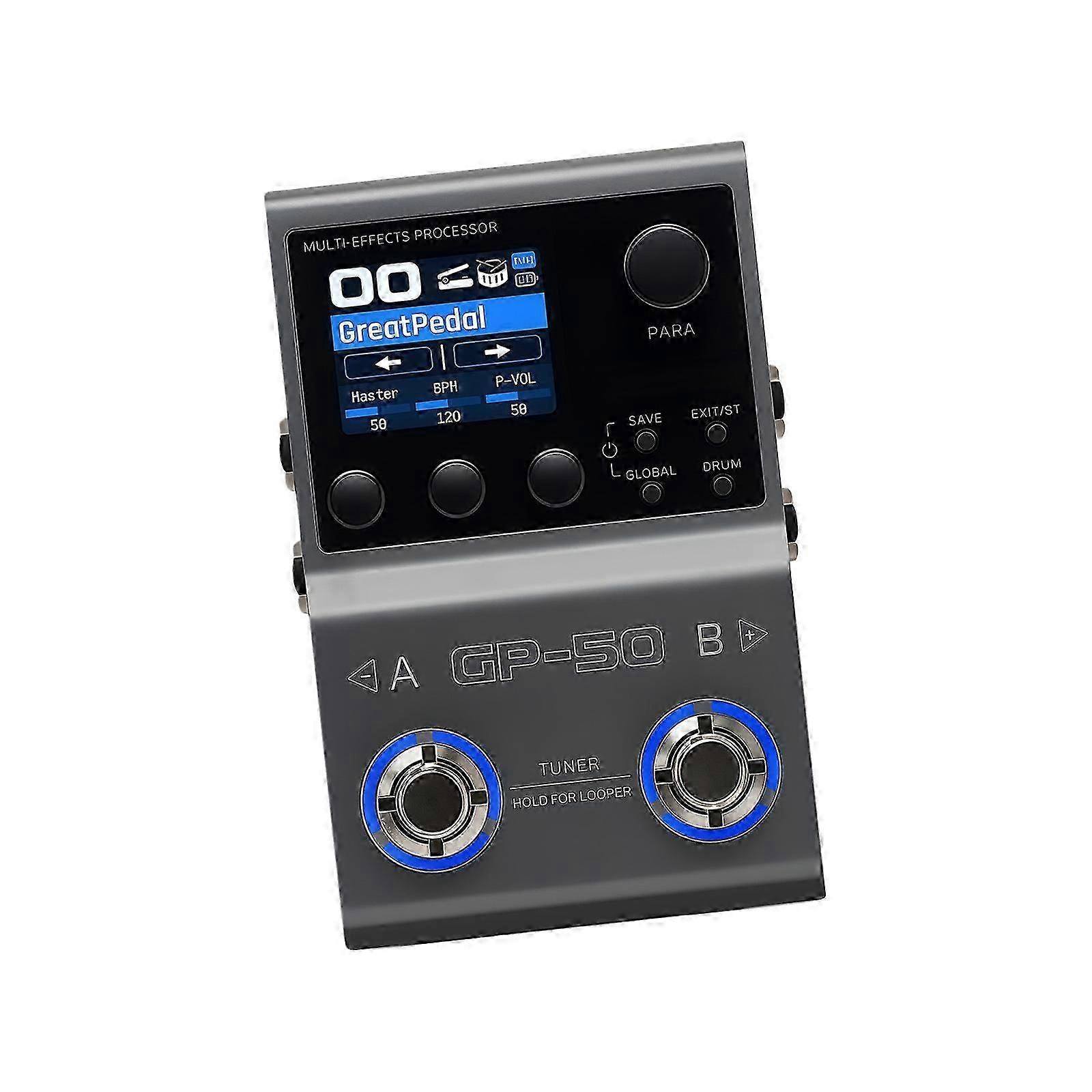 Professional Multiple Effects Processor for Electric Guitar with Robusts Build & Multiple Sound Modules Suitable for Device