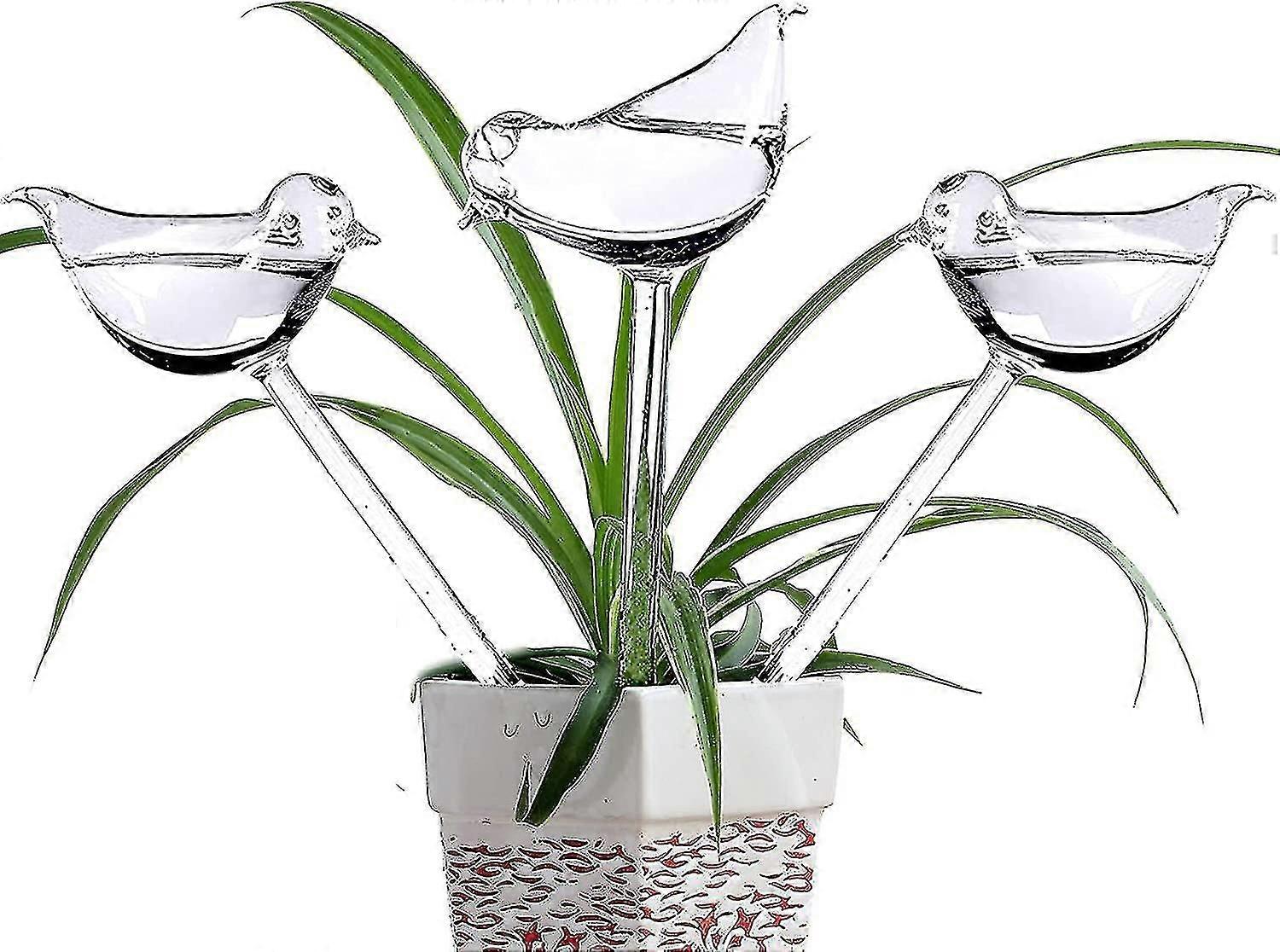 Imitation Glass Automatic Watering Device, 6 Pcs