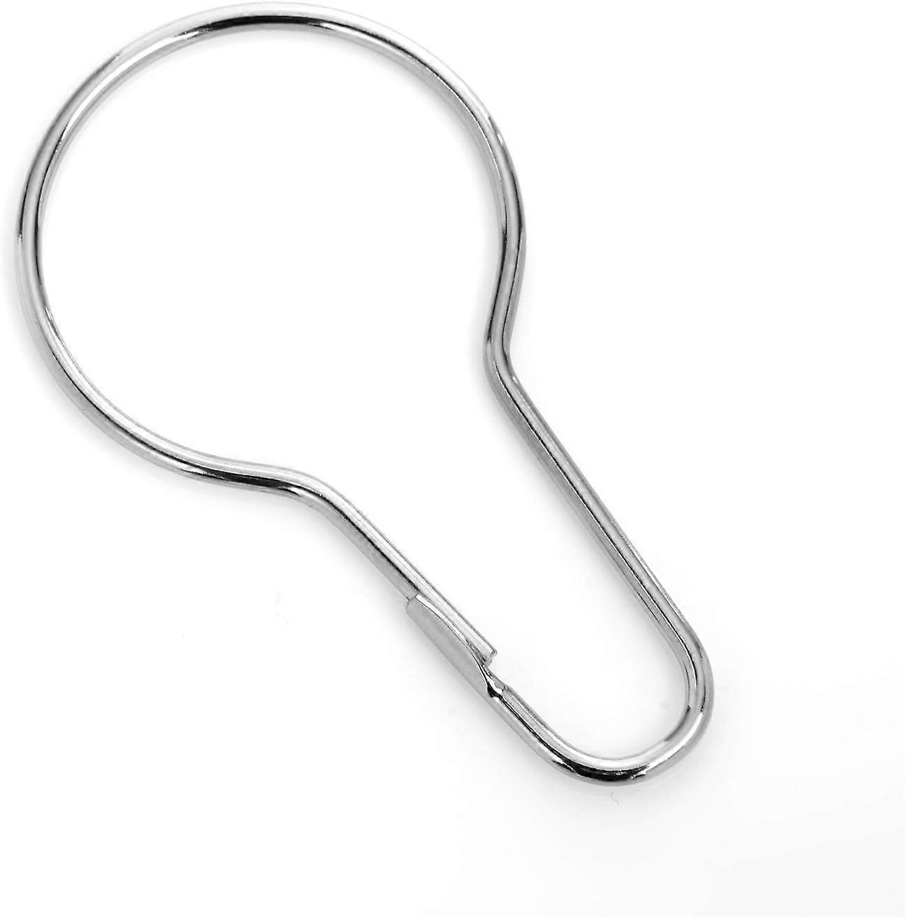 40 Pack Shower Curtain Ring Hanging Hooks for Sorting and Organizing