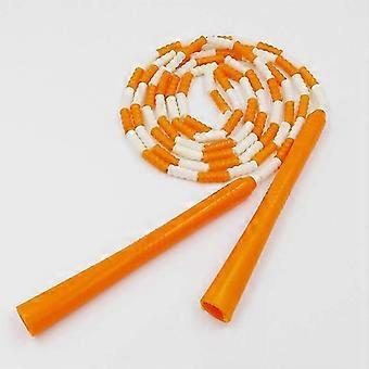 9 fot mykt hoppetau med perler, justerbart floketau, fritt segment, fitnesshoppetau