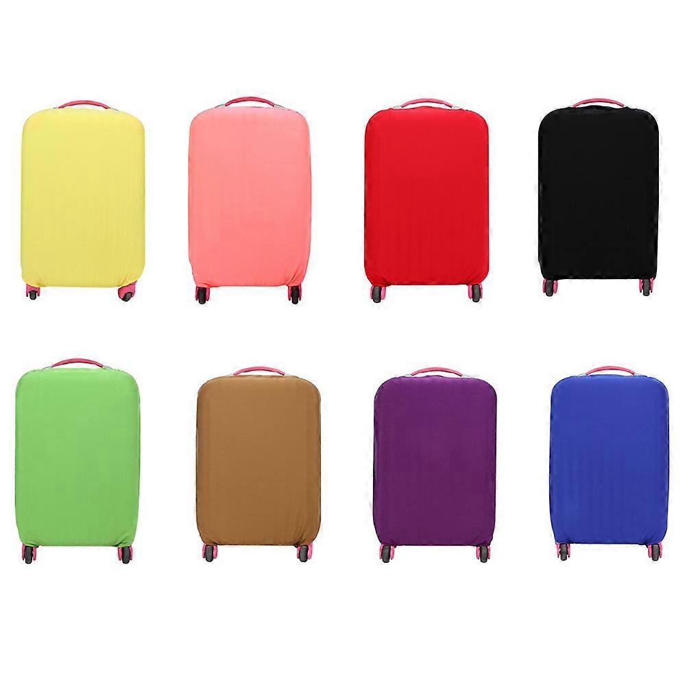Elastic Travel Bagagem Capa Mala Trolley Case Protetor Protetor Protetor para 18-20 Polegadas (Amarelo)