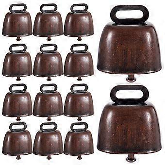 Metal Cow Bells Small Animal Bells for Farm Decoration 45Pcs Set