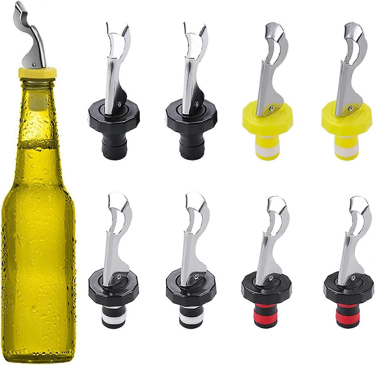 Bottle caps with lever 8pcs universal bottle caps