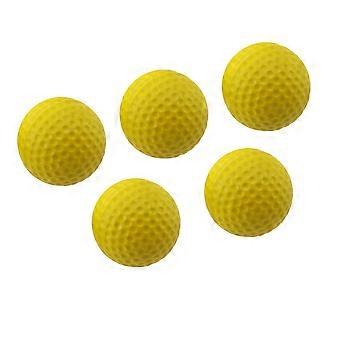 5 stuks Ballen Indoor Oefenballen Hoge Elastische Ballen Outdoor Training Aid Ballen (Geel)