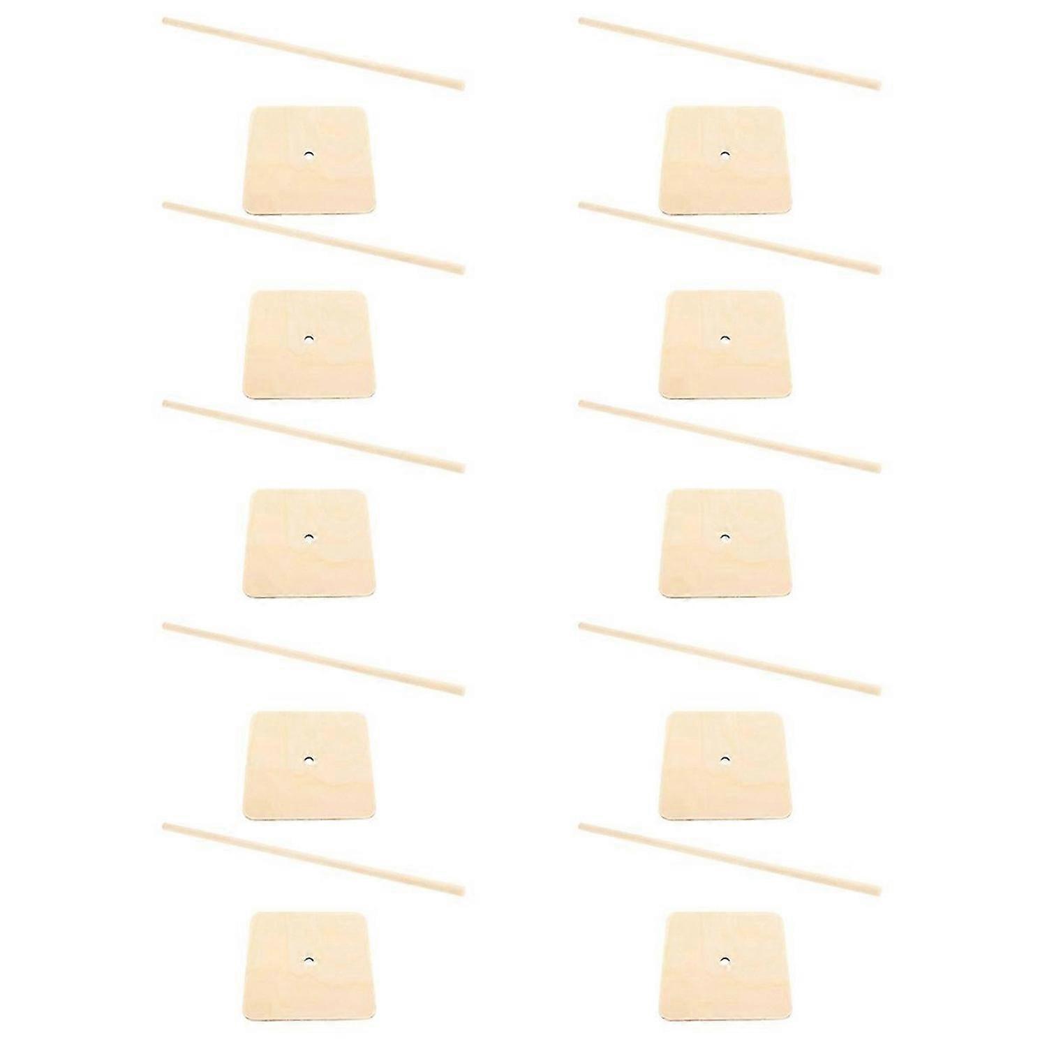 Wall Stand Display Board, Table Decoration,Square+Insert Stick