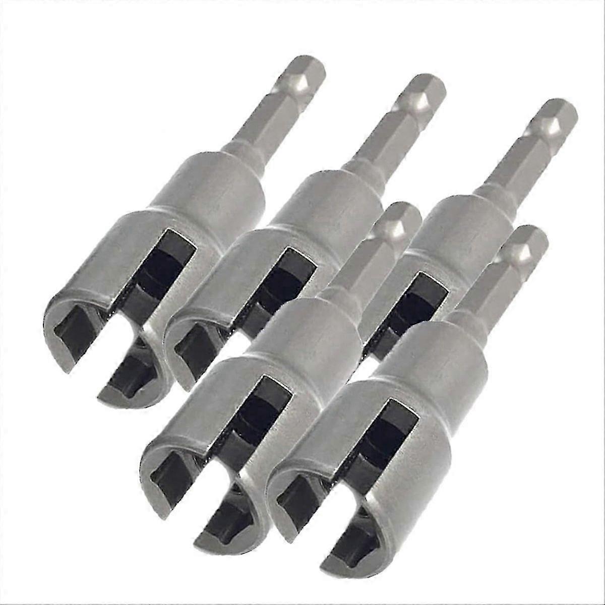 Power Wing Nut Driver Bit Set with Deep Socket and Drill Bit for Slot Wing Nuts