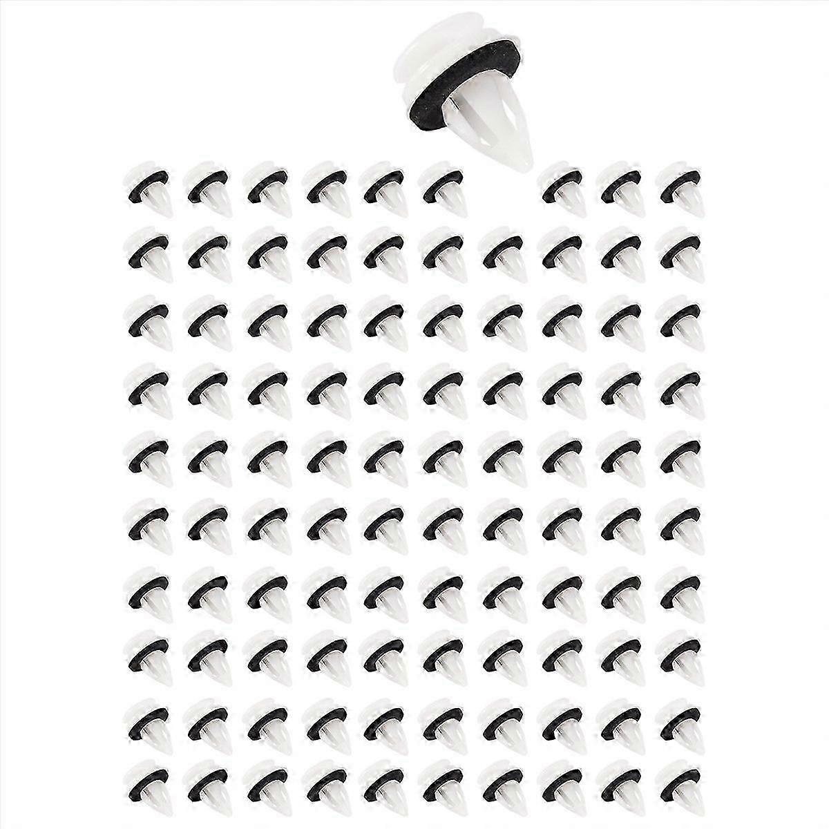 100Pcs Plastic Rivets Clip compatible with E46 E53 E90 E91 E70 Door Panel