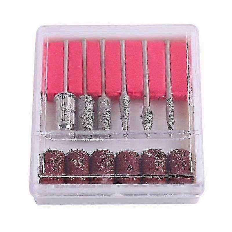 6pcs drill bits - Bits compatible with electric file - Sandingband Silver