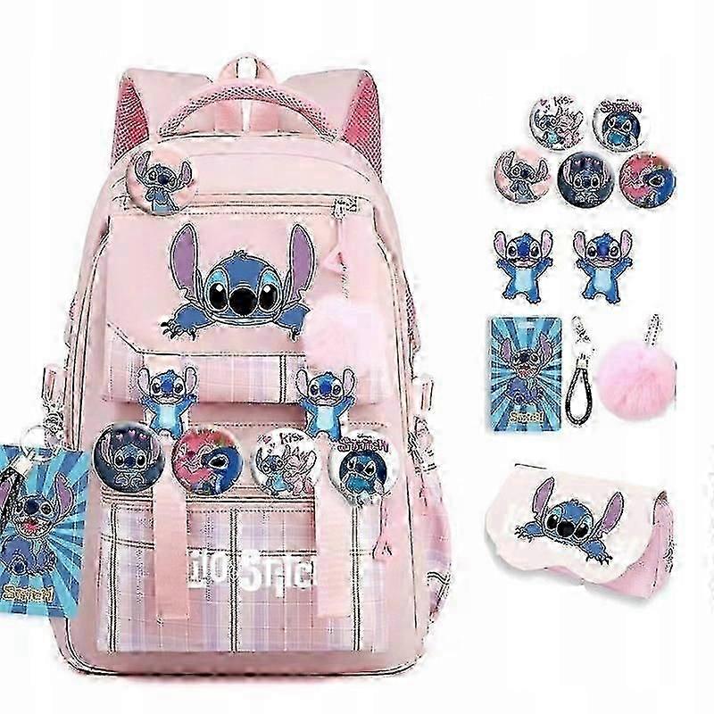 School Backpack Satchel Stitch A4 Large Pencil Case