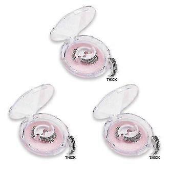 Self-adhesive False Eyelashes Thick Slender Natural Eyelashes Glue-free Quick Paste Graf