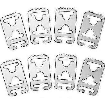 Shoelace Anchors Laces Lock Clips 8 Pair No Tie Lacing System for All Flat Laces Adults Kids