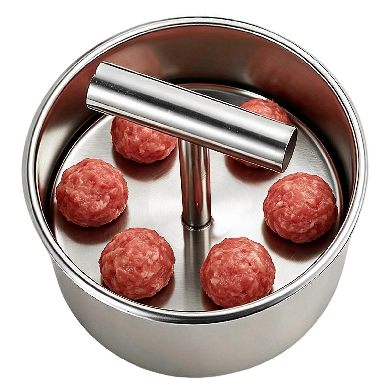 Macchina per polpette in acciaio inox – Pressa a 6/12 fori – per polpette di manzo e verdure