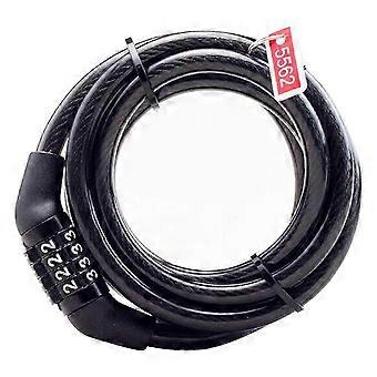 Candado de bicicleta de acero resistente con espiral de 4 dígitos