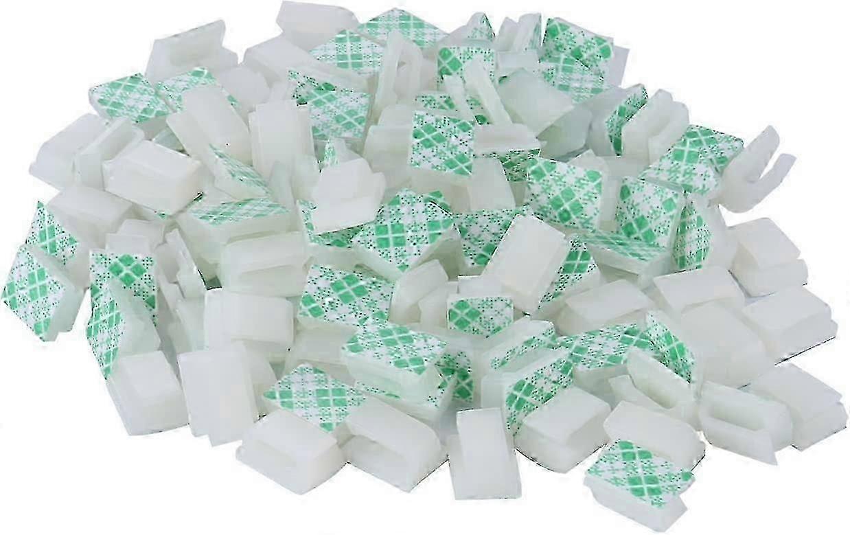 Cable Clips Adhesive Cable Clips Ethernet Cable Clips Wire Holder System 100 Pcs