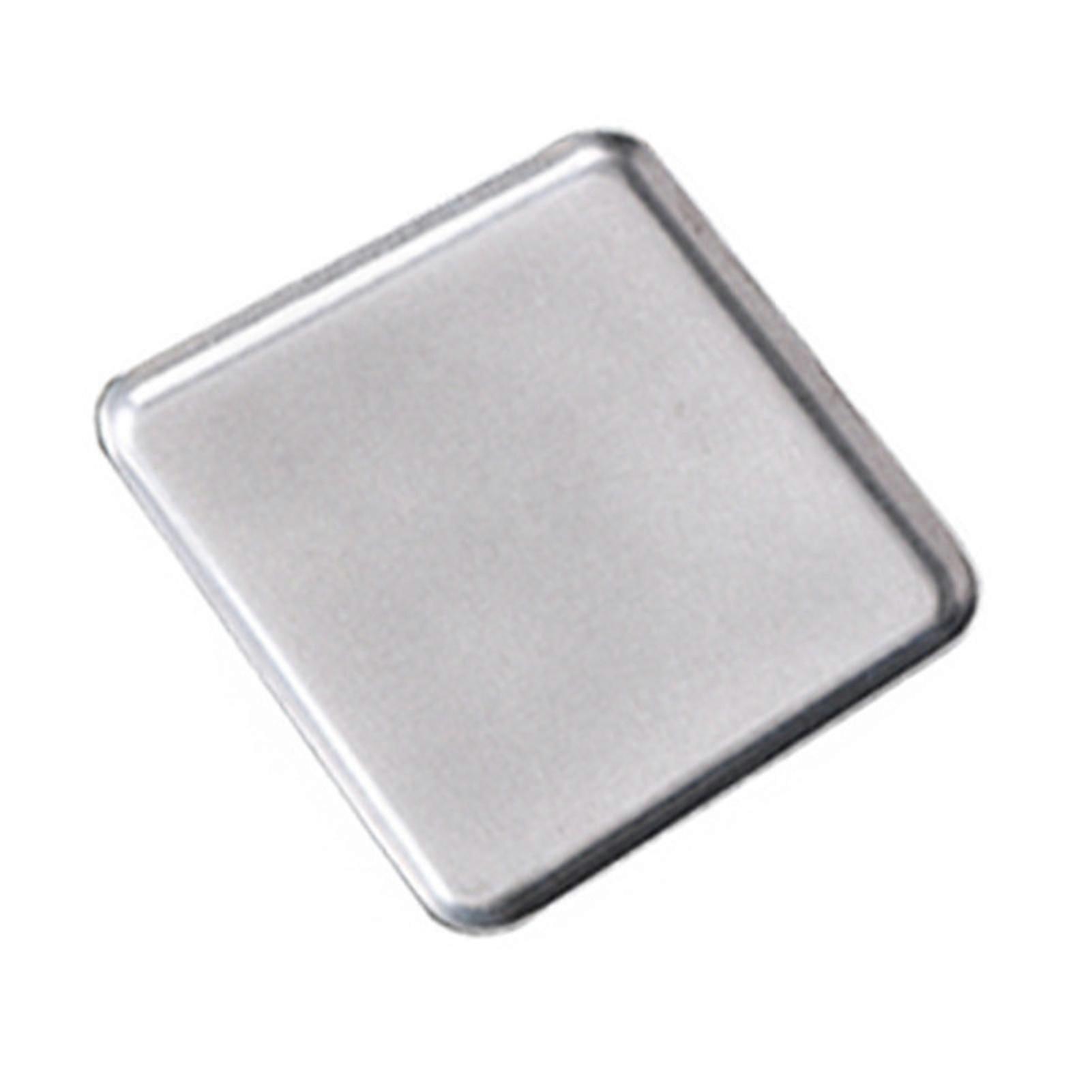 Compatible with Rectangular Stainless Steel Tray  Retro Rustic  for BBQ Roast Meat & Camping