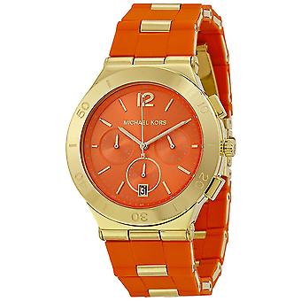 Michael kors wyatt chrono Watch for Women Analog Quartz with Silicone Bracelet MK6172
