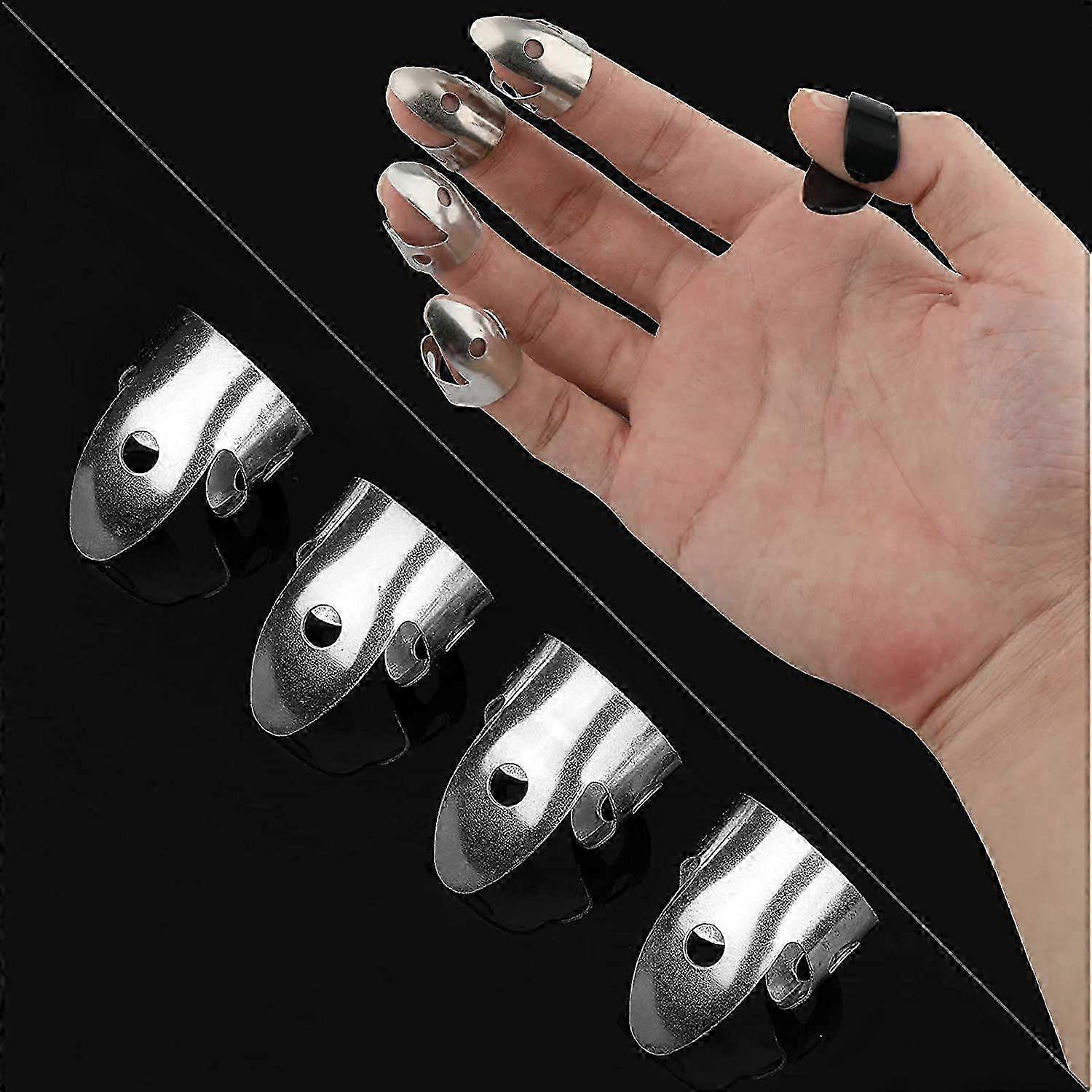 12pc Guitar Banjo Harp Adjustable Pick Set