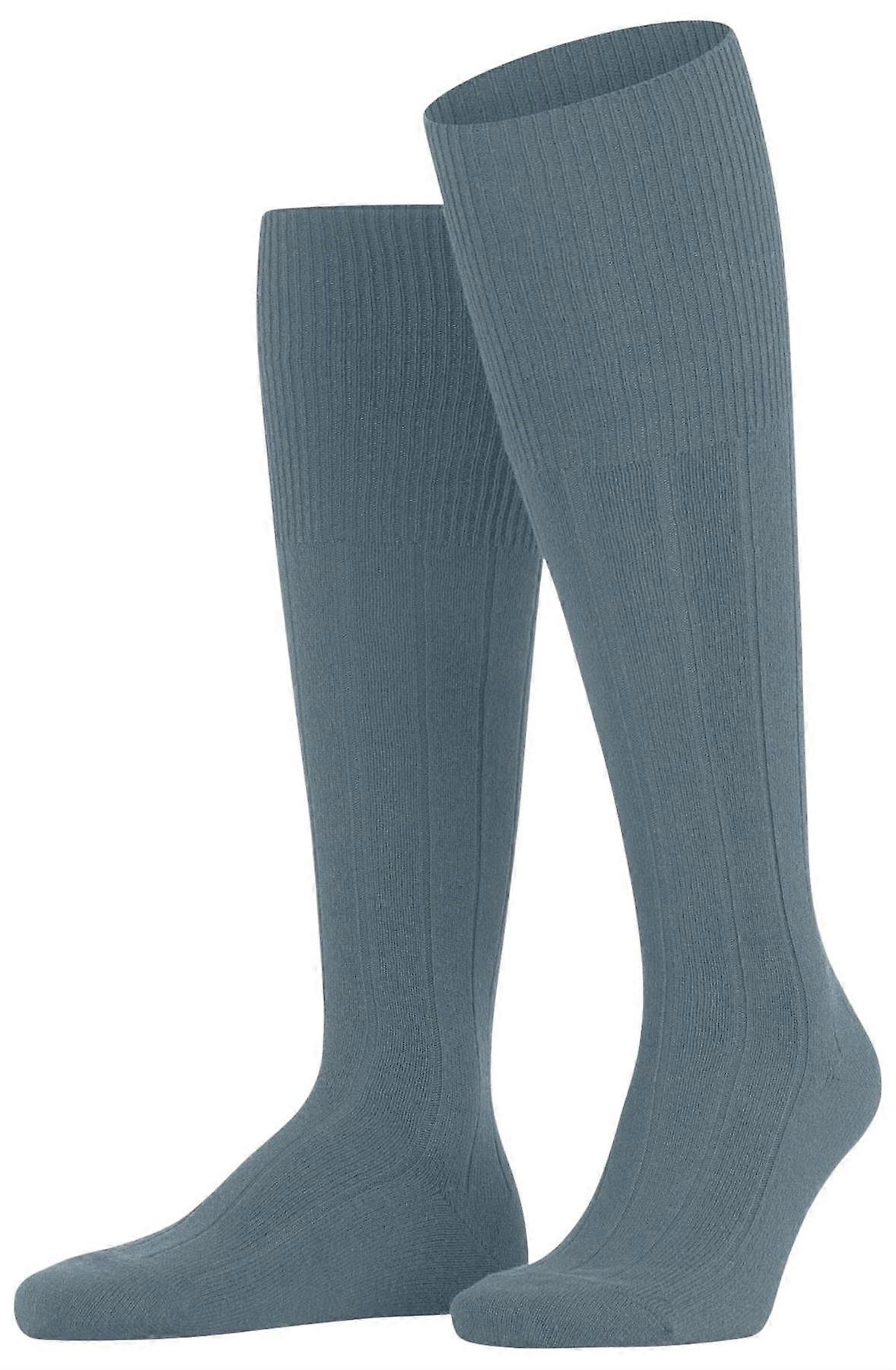 Falke Lhasa Rib Knee High Socks - Monument Blue