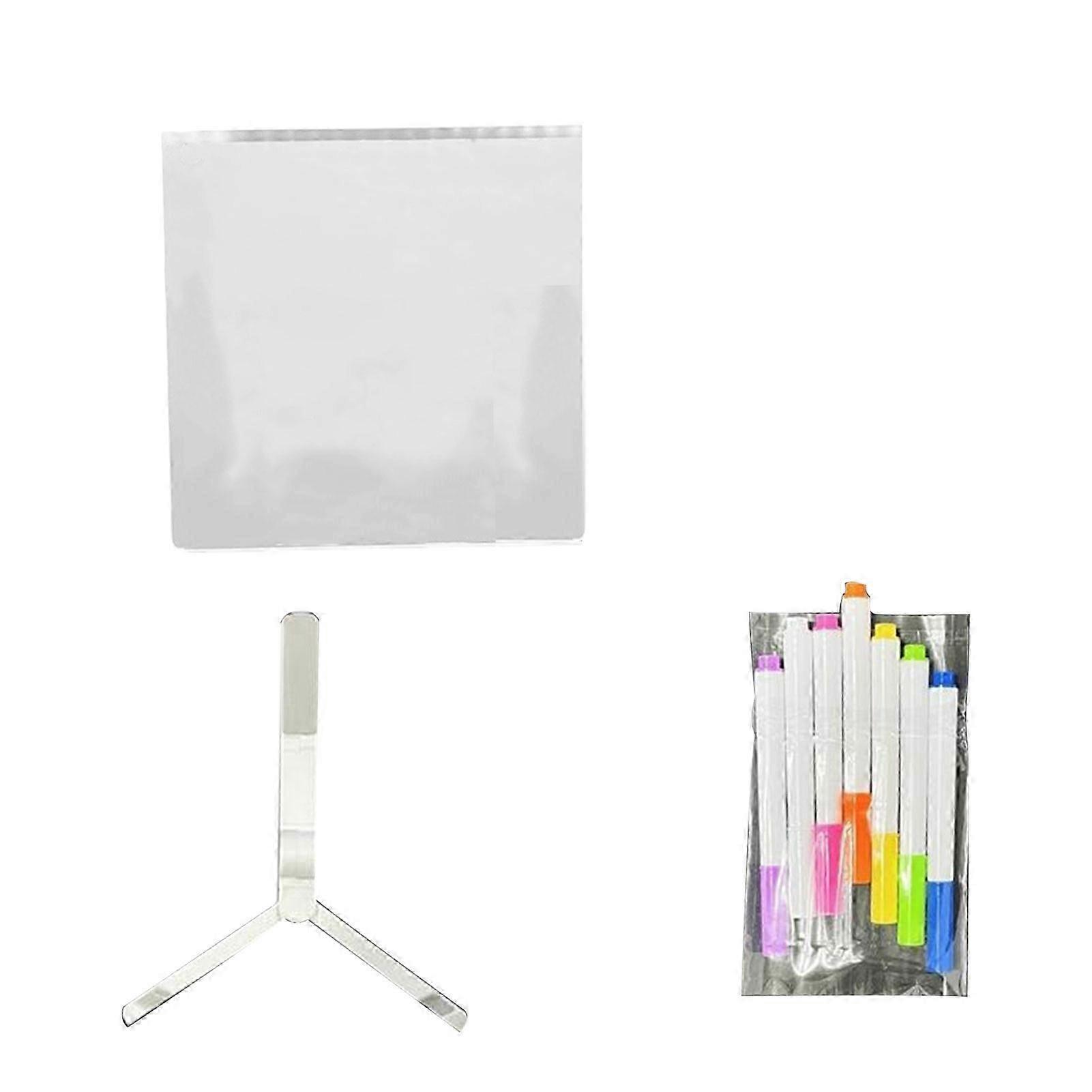 Picture Board LED Display Panel Write Erase Repeat With Ease Transparent LED Illuminated Notepad#gg
