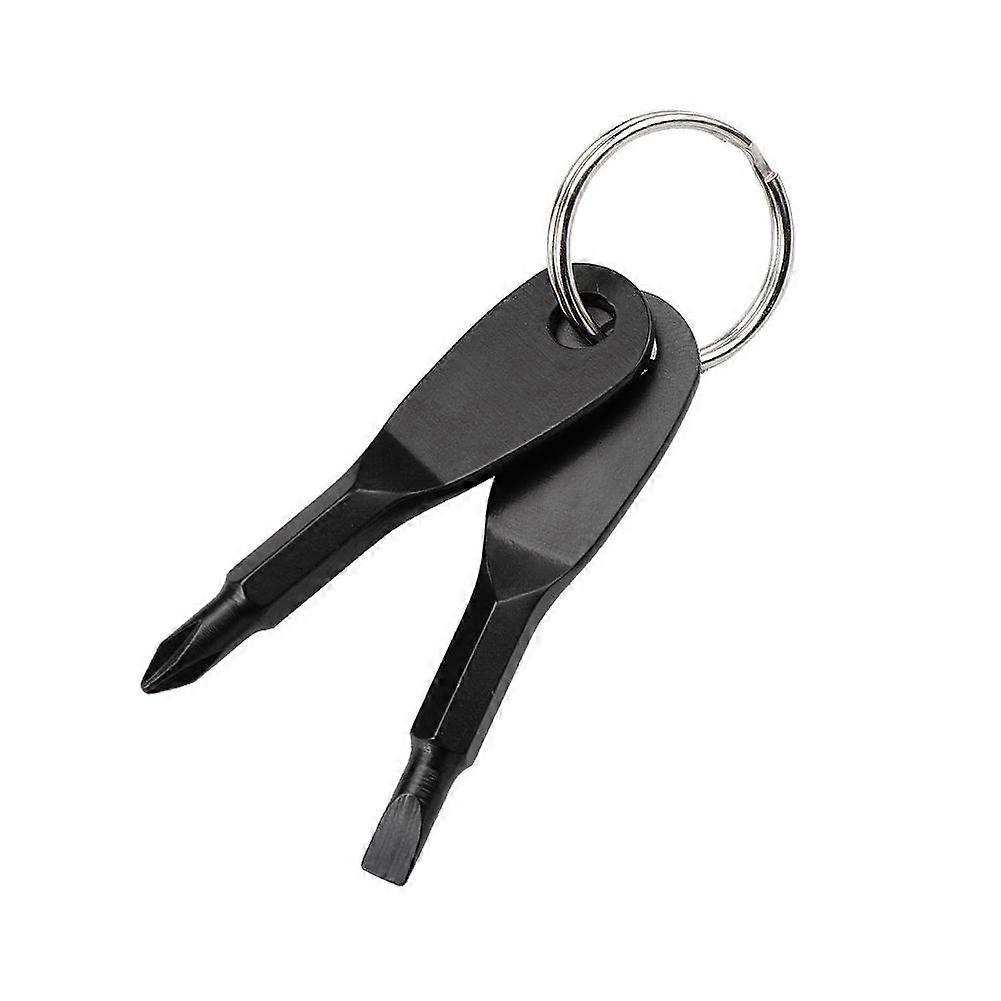 Rustproof 2-in-1 Stainless Keychain Driver