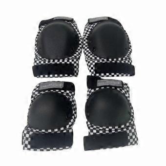 4 Pieces Hard Shell Knee and Elbow Pads | Thick Foam Padding, Knee Pads with