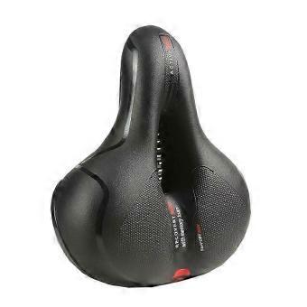 Reflective Dual-Spring Bike Saddle